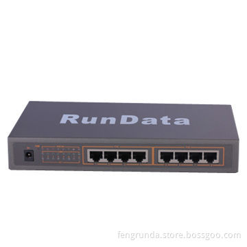 8-port Full Gigabit Power Over Ethernet Switch